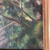 Old landscape painting 1919