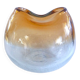 Murano bowl design ...guillemot...amber/transparent glass paste bul