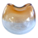 Murano bowl design ...guillemot...amber/transparent glass paste bul