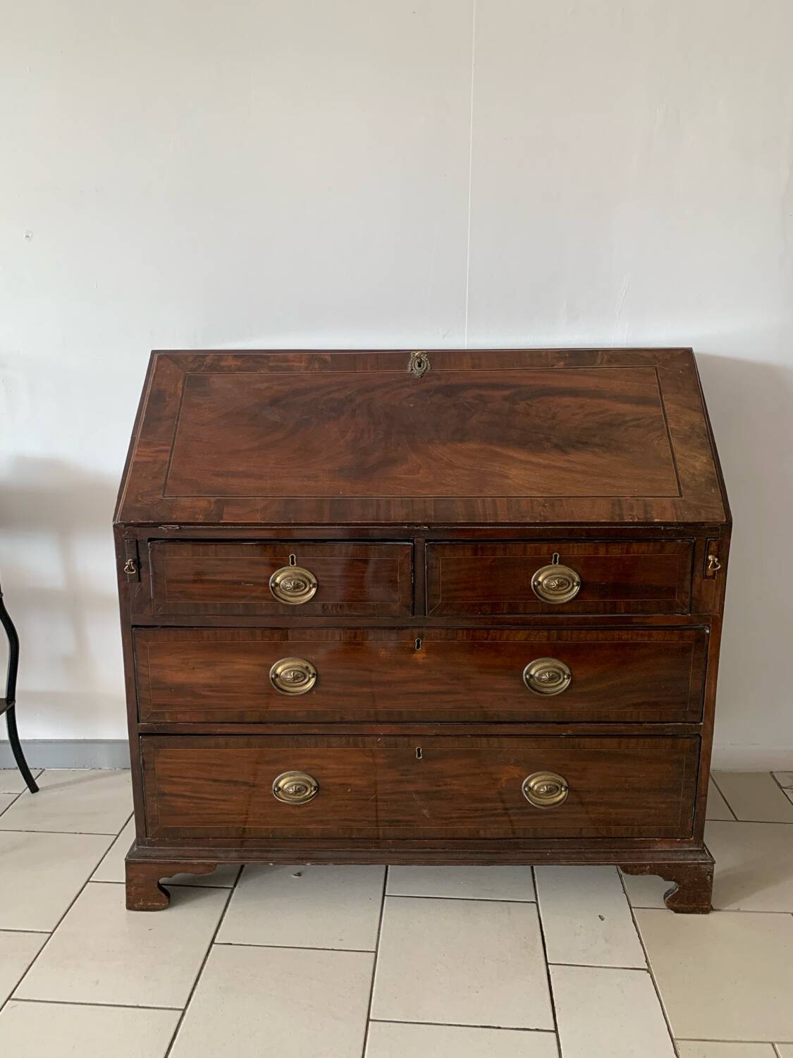 Old English Slope Desk 19th Century