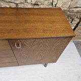 Wooden and metal sideboard, 1970