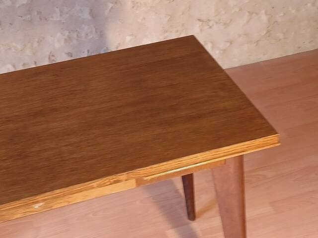 Dining table or desk sam demi-siècle edition 50s solid wood