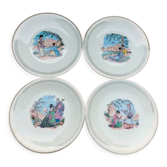 4 Ceranord St Amand dinner plates