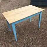 Old antique wooden bistro table