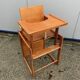 Modular wooden high chair for children