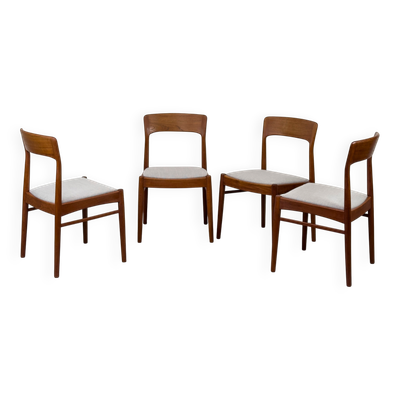 Teak Dining Chairs from Korup Stolefabrik, 1960s, Set of 4