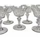 6 old Baccarat crystal champagne glasses Piccadilly model signed