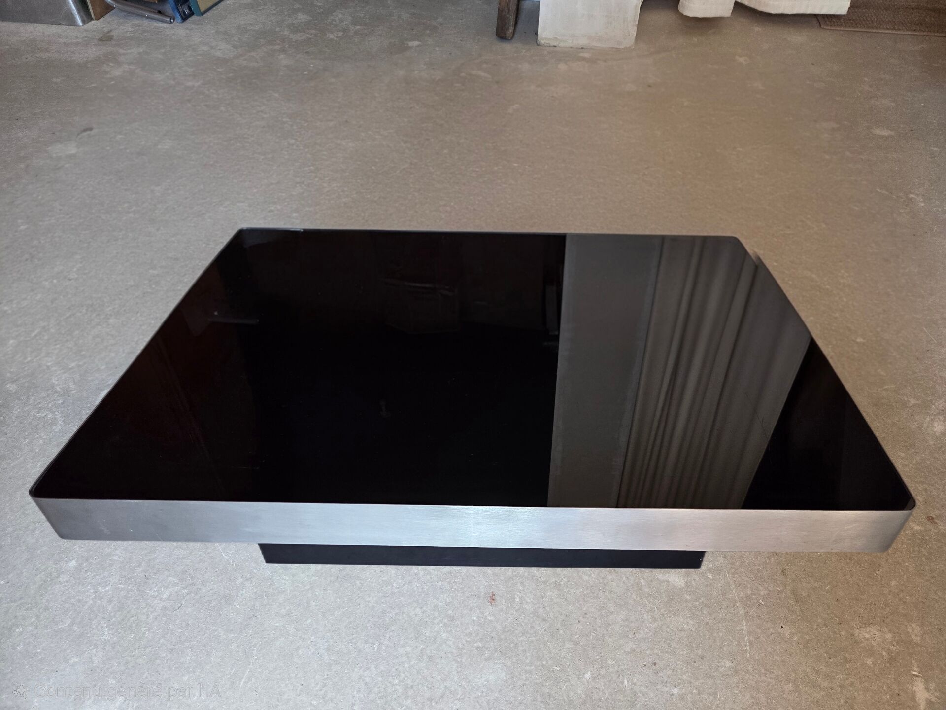 Vintage 70s Willy Rizzo style coffee table