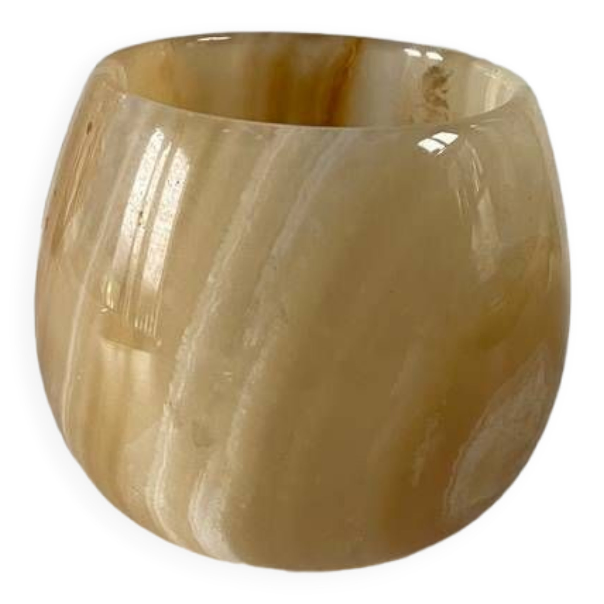 Onyx marble candle holder