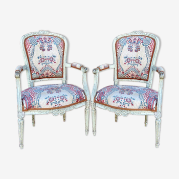 Louis XVI period armchairs