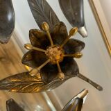 Flower metal ashtray