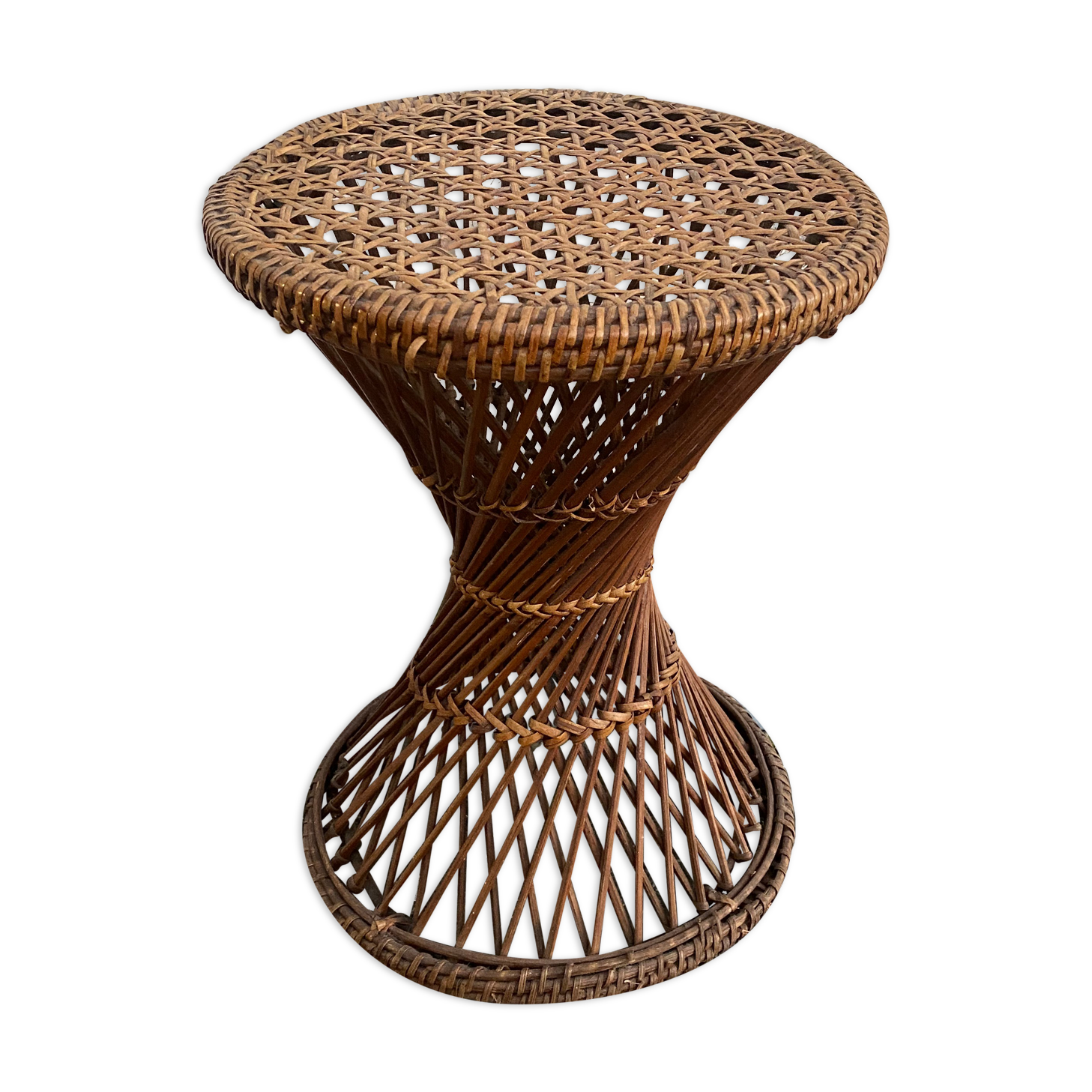 Rattan stool