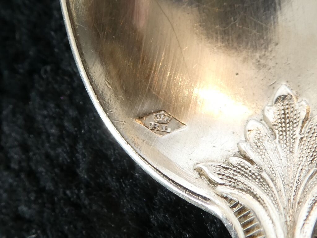 12 small spoons in silver massive 19th round a russian