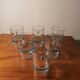 Series of 6 Scandinavian glasses 1970