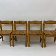 Set of 4 Rainer Daumiller dining chairs, 1970s