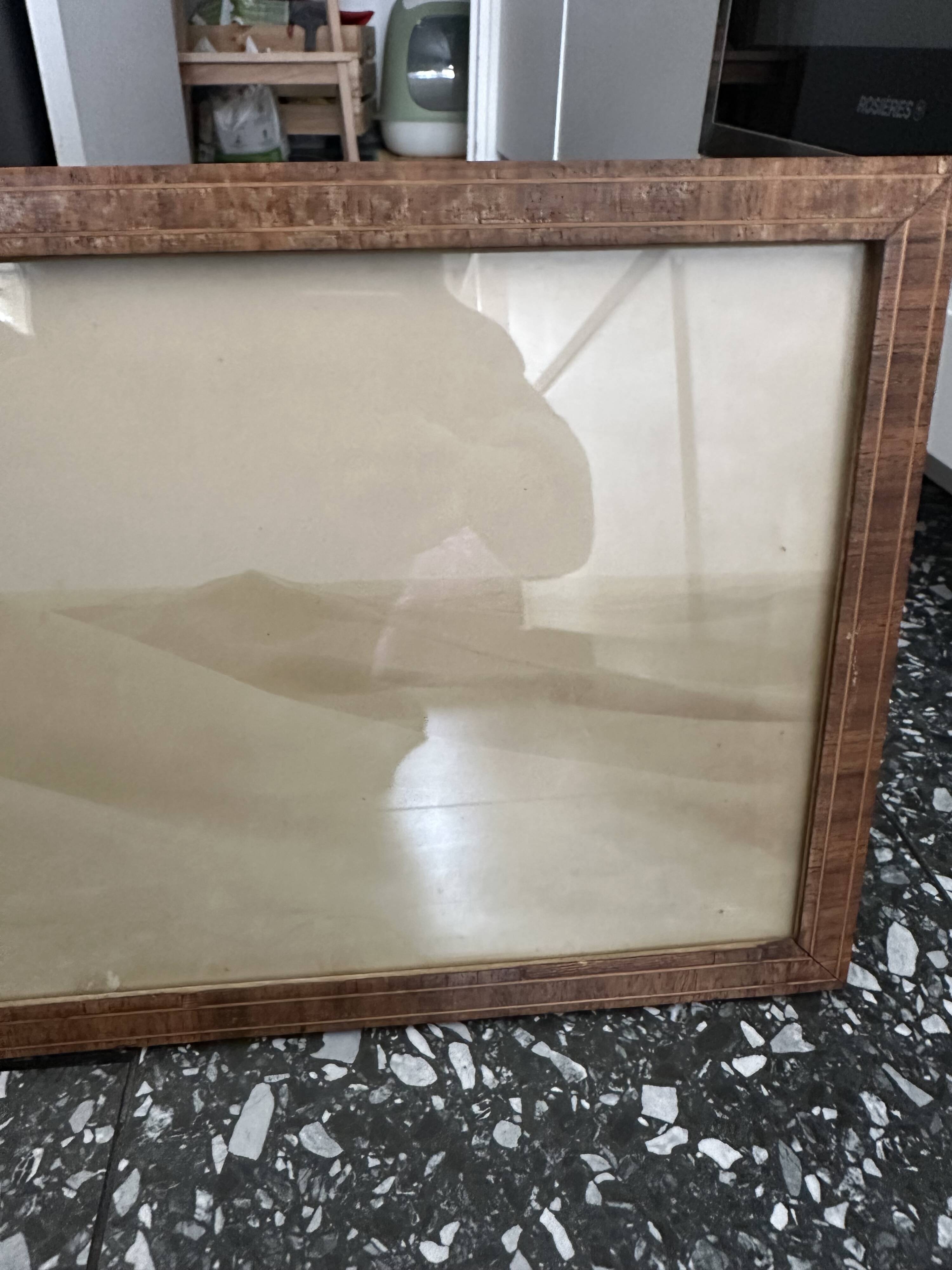 Panoramic photograph of the ancient Sahara A. Bougault around 1900 – Framed