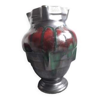 Very original vintage Belgian ceramic vase