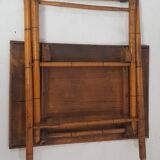 Folding side table bamboo 19th