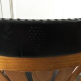 Paire de fauteuils bistrot en bois courbés