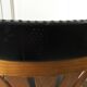 Pair of curved wooden bistro armchairs