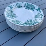 8 St Amand Nord Anémone dinner plates