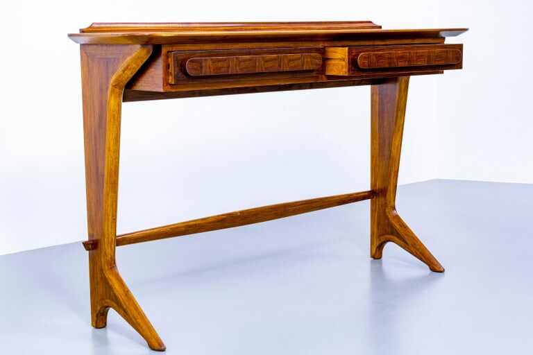 Console Ico Parisi walnut Italy 1950s