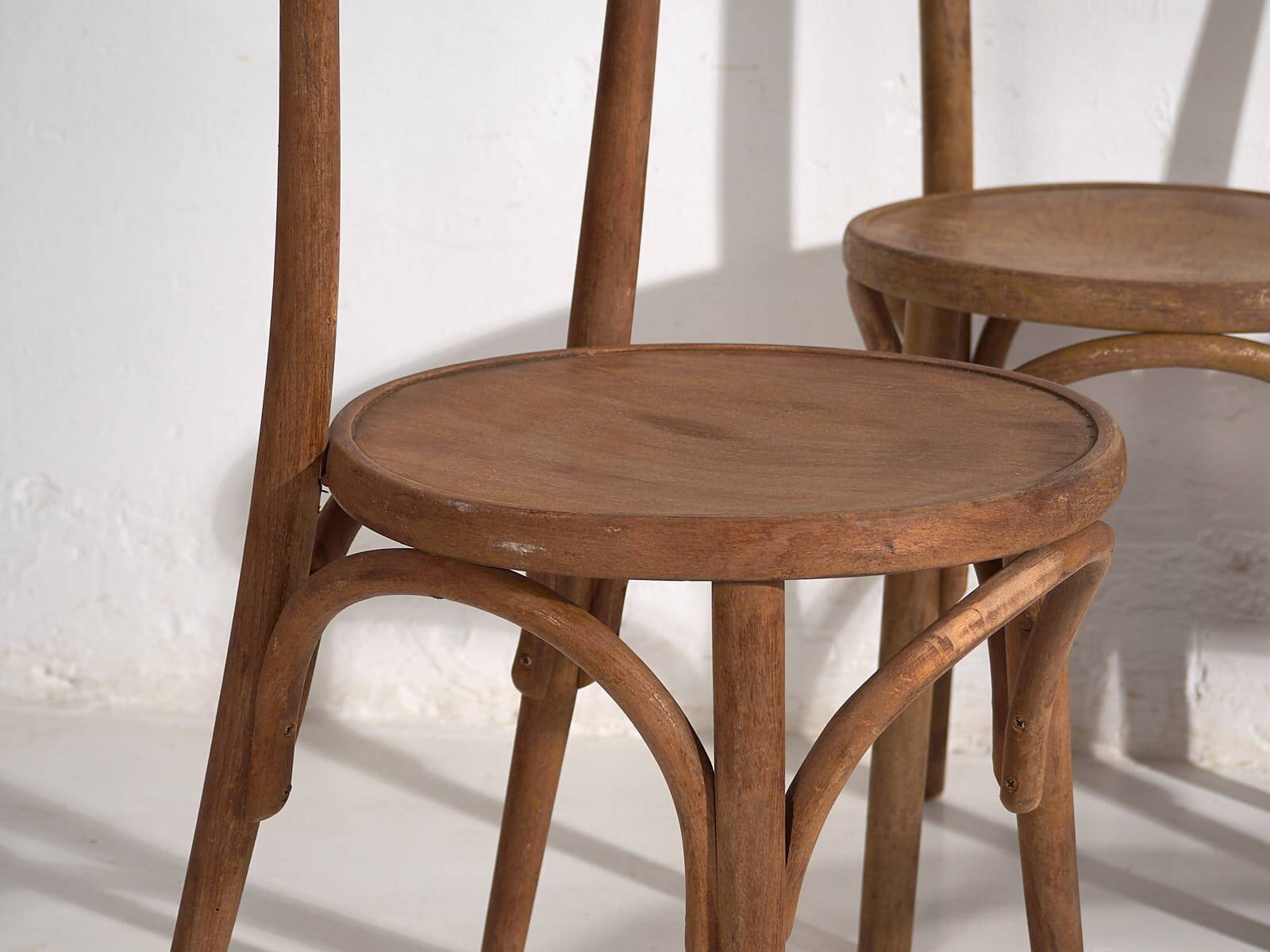 Set of antique Thonet chairs (circa 1920). Set of 4 pieces #3