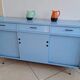 Buffet cuisine bas formica bleu