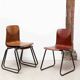 Vintage Galvanitas S23 Mahogany and Brown Chair