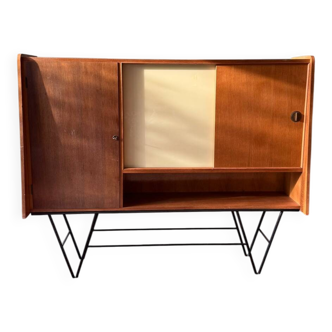 High modernist buffet by Venesta, French manufacture, 1950s–1960s.