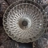 Service 3 salad bowls and Duralex cups