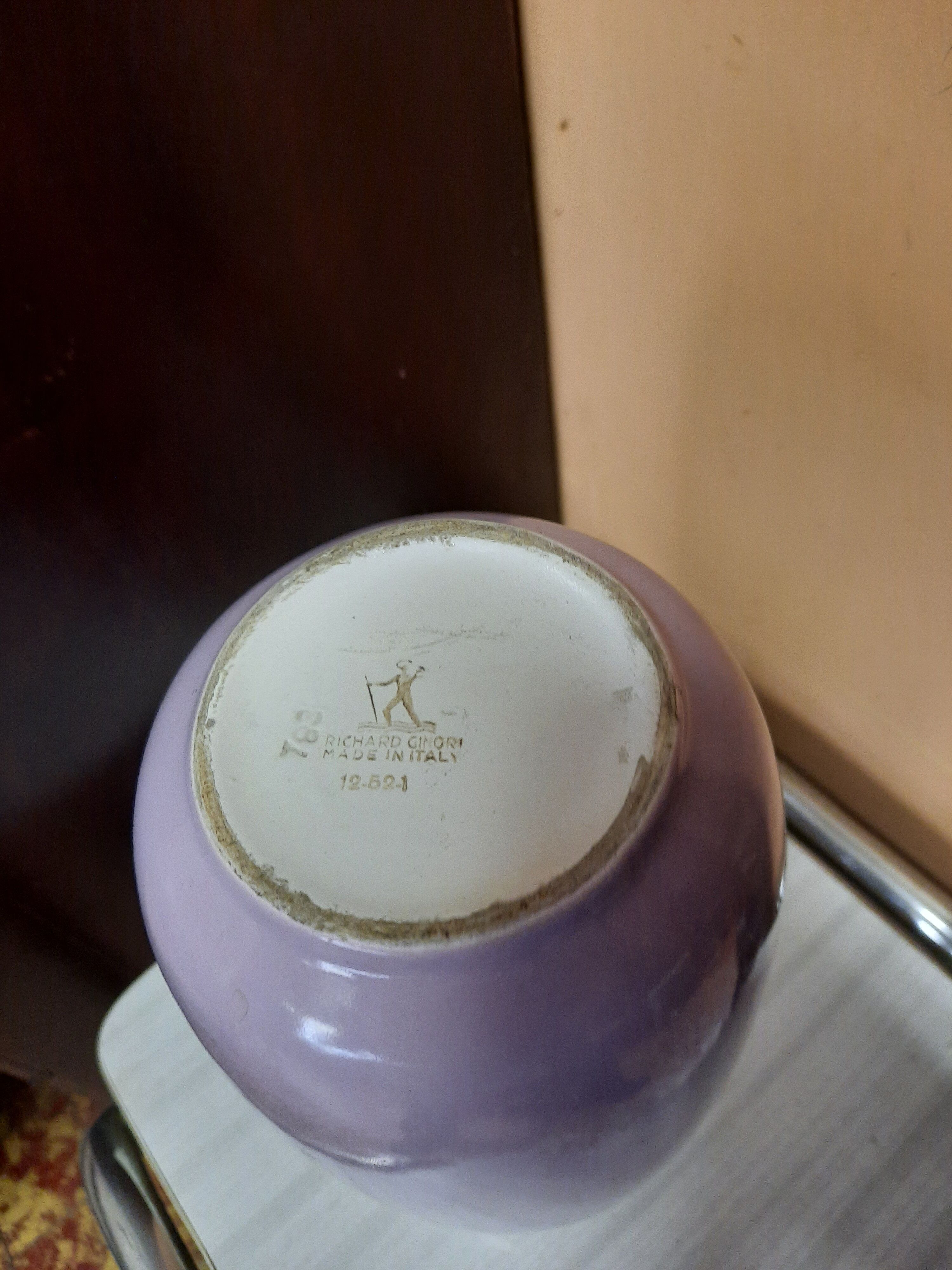 Italian design ceramic vase