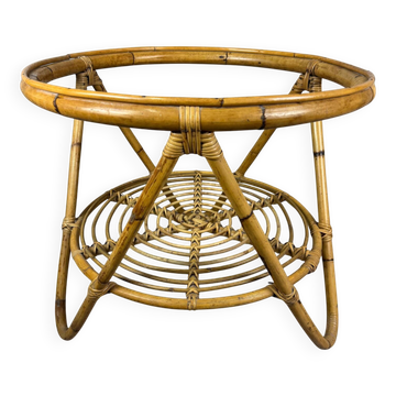 Rattan Coffee Table from the 60s