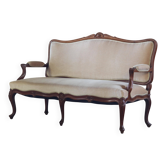 Sofa français du 19ème siècle de style Louis XV antique