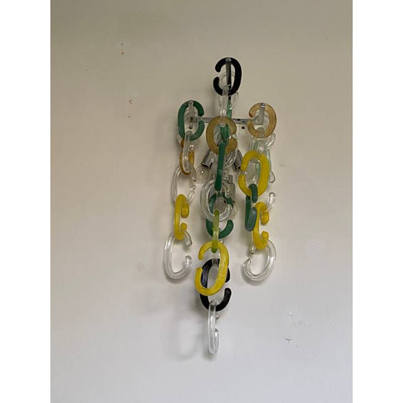 Applique contemporaine en verre style Venini, Italie