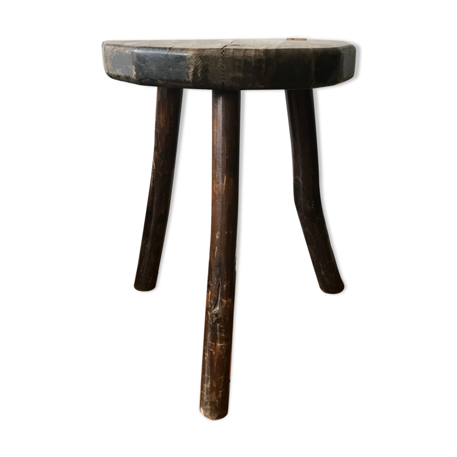 Vintage wooden tabouret