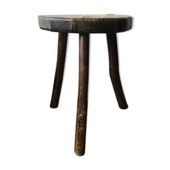 Vintage wooden tabouret