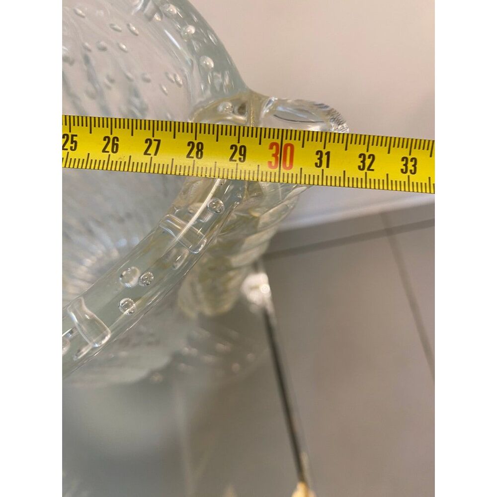 Handmade multicolors murano glass vase