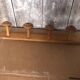 Portemanteau mural vintage 4 patères en bois tourné
