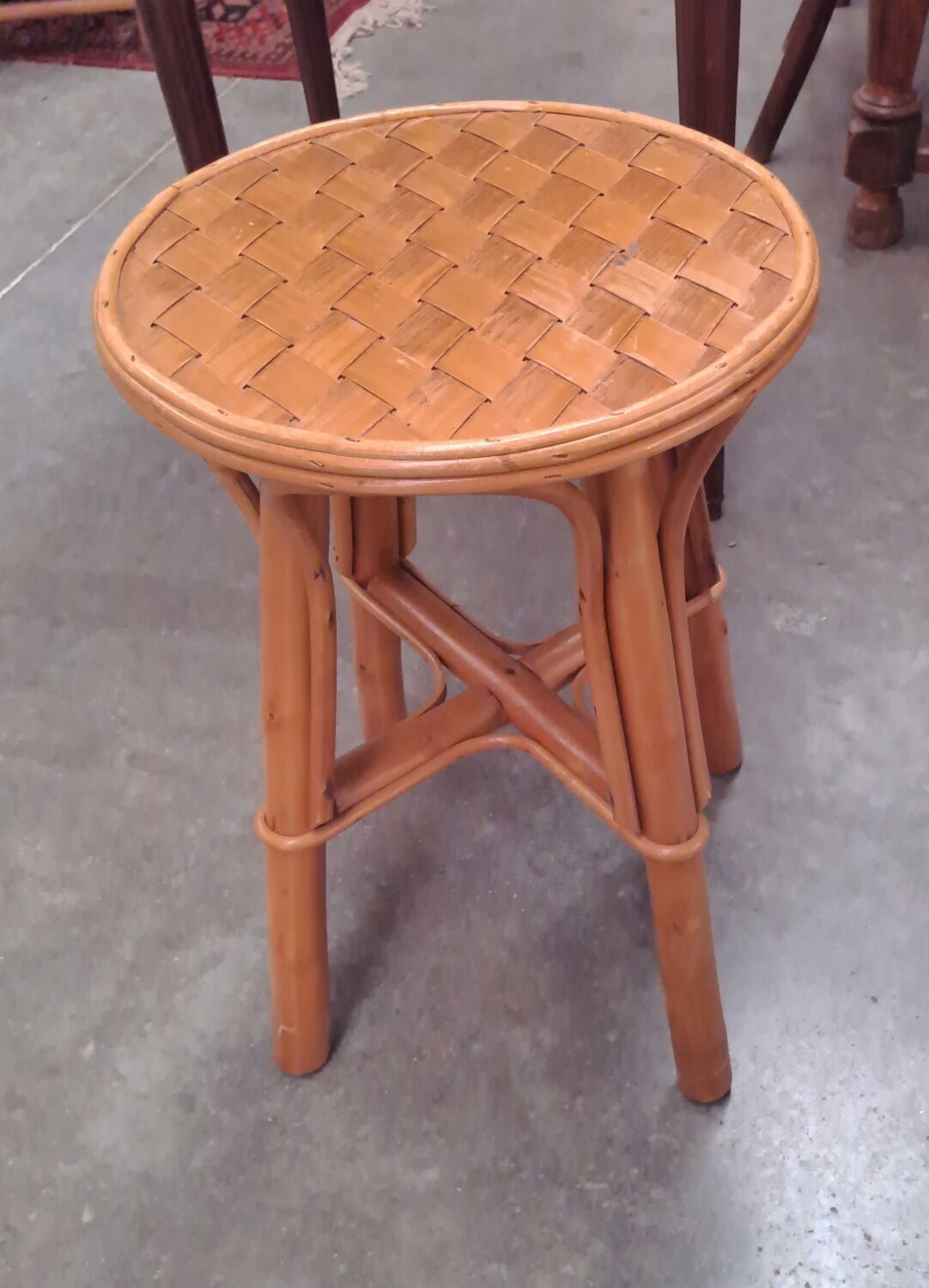 Rattan stool