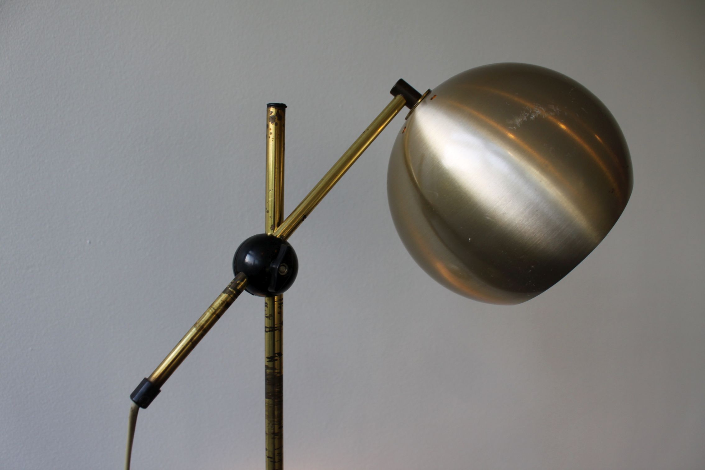 Floor lamp 2 globes, Herda, 1946