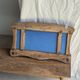 Small wall mirror in organic old Indonesian teak 75x45.