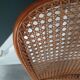 vintage thonet cane armchair chair model 811 design by josef hoffman 60s