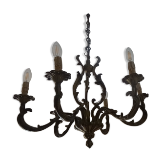 Chandelier in bronze