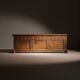 Handcrafted Solid Oak Chest with Rustic Carvings | Germany