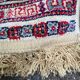 Persian braided rug Istanbul collection 120x170 burgundy ivory