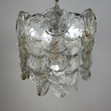 Vintage Murano glass chandelier by Mazzega, Italy 1970s