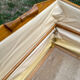 Wooden designer travel cot