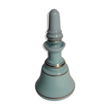 Flask in turquoise blue opaline golden liseret