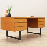 Ash desk, Danish design, 1970s, manufacturer: Eigil Petersens Møbelfabrik